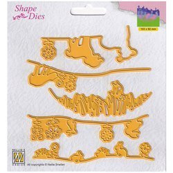 NELLIES Stanzform Präge Stanzschablone Scrapbooking Cutting Die, Tags MFD133